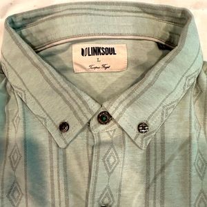 Linksoul Button Down Shirt Size Large